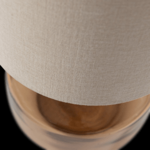 AUTUMN TABLE LAMP BASE + COLLAR LAMPSHADE LINEN LOOK SAND
